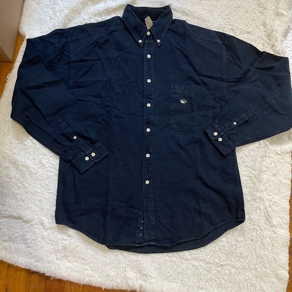 Other - Men's Navy Blue Button-Down Shirt